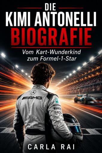 Portada del libro «Die Kimi Antonelli Biografie», de Carla Rai
