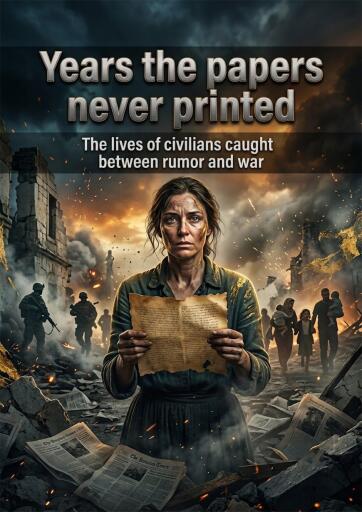Portada del libro «Years the papers never printed», de Brandon Lockwood