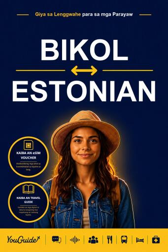 Portada del libro «The Language Guide for Travelers - Bikol to Estonian», de YouGuide