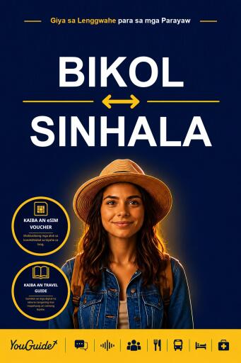 Portada del libro «The Language Guide for Travelers - Bikol to Sinhala», de YouGuide