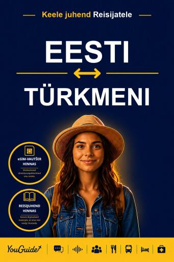 Portada del libro «The Language Guide for Travelers - Estonian to Turkmen», de YouGuide