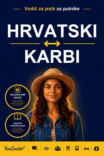 Portada del libro «The Language Guide for Travelers - Croatian to Karbi», de YouGuide