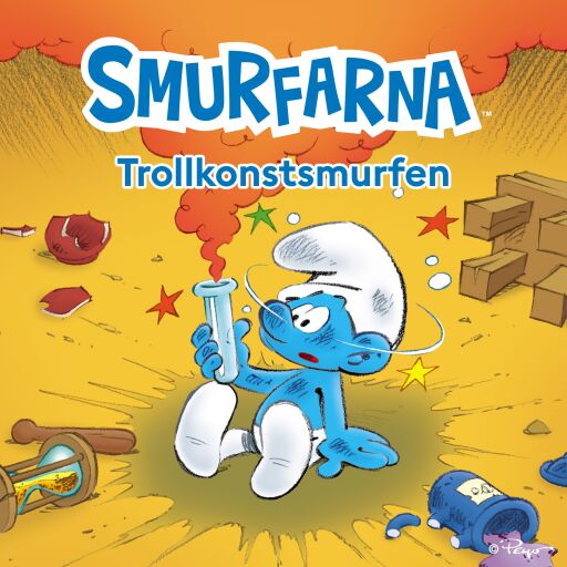 Portada del audiolibro «Smurfarna: Trollkonstsmurfen»