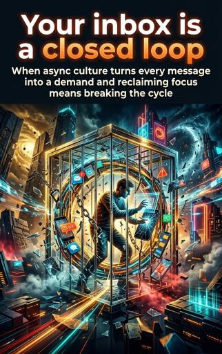 Portada del libro «Your inbox is a closed loop», de Vivienne Rowe