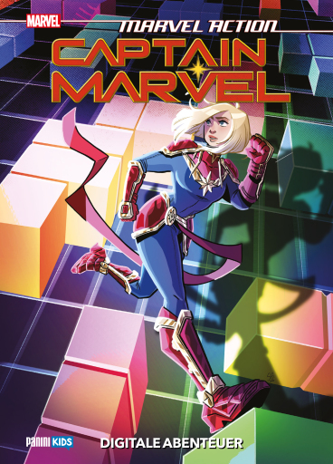 Portada del libro «MARVEL ACTION: CAPTAIN MARVEL Band 3 - Digitale Abenteuer», de Sam Maggs