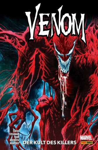 Portada del libro «Venom 3 - Der Kult des Killers», de Donny Cates