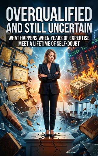 Portada del libro «Overqualified and still uncertain», de Rachel Simmons