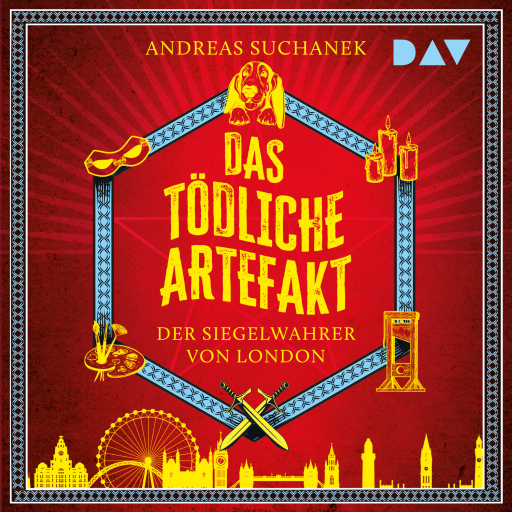 Portada del audiolibro «Das tödliche Artefakt – Der Siegelwahrer von London», de Andreas Suchanek