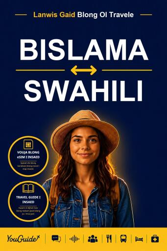 Portada del libro «The Language Guide for Travelers - Bislama to Swahili», de YouGuide