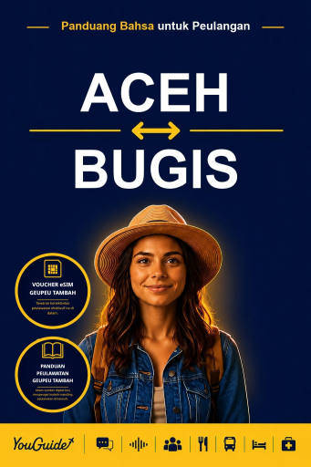 Portada del libro «The Language Guide for Travelers - Acehnese to Buginese», de YouGuide