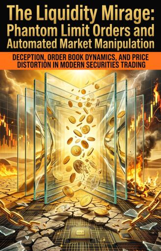 Portada del libro «The Liquidity Mirage: Phantom Limit Orders and Automated Market Manipulation», de Benjamin Fisher