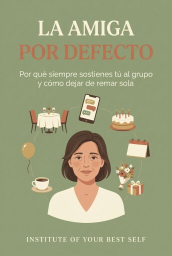 Portada del libro «La amiga por defecto», de Equipo Institute of Your Best Self