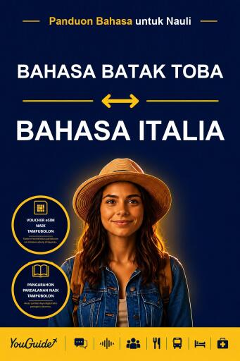 Portada del libro «The Language Guide for Travelers - Batak Toba to Italian», de YouGuide