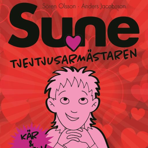 Portada del libro «Tjejtjusarmästaren Sune», de Sören Olsson, Anders Jacobsson