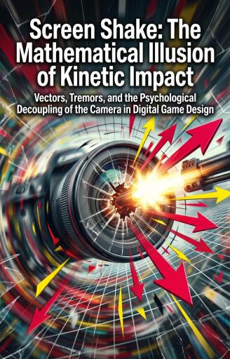 Portada del libro «Screen Shake: The Mathematical Illusion of Kinetic Impact», de Harrison Cole