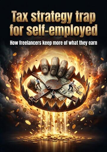 Portada del libro «Tax strategy trap for self-employed», de Zoe Anderson