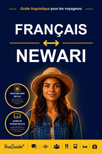 Portada del libro «The Language Guide for Travelers - French to Newari», de YouGuide