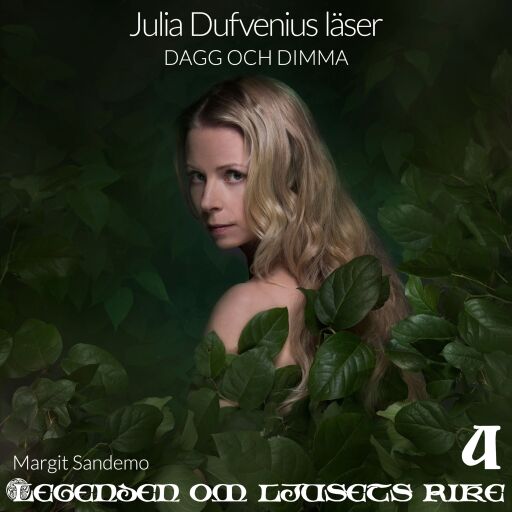 Portada del audiolibro «Dagg och dimma», de Margit Sandemo