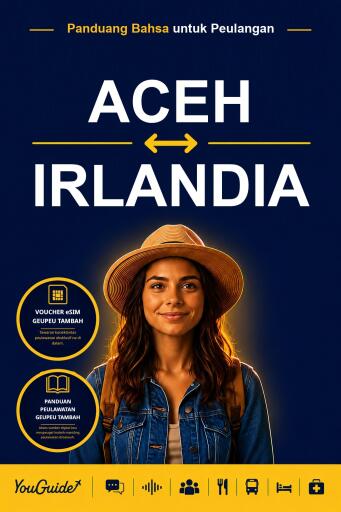 Portada del libro «The Language Guide for Travelers - Acehnese to Irish», de YouGuide