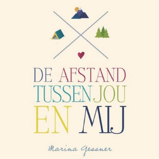 Portada del audiolibro «De afstand tussen jou en mij», de Marina Gessner