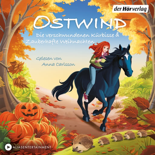Portada del audiolibro «Ostwind. Die verschwundenen Kürbisse & Zauberhafte Weihnachten», de Thilo