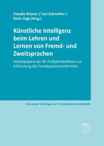 Portada del libro «Künstliche Intelligenz beim Lehren und Lernen von Fremd- und Zweitsprachen»