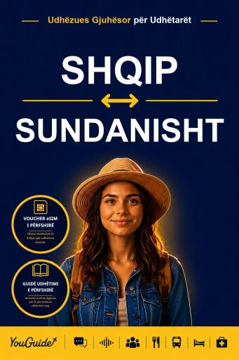 Portada del libro «The Language Guide for Travelers - Albanian to Sundanese», de YouGuide