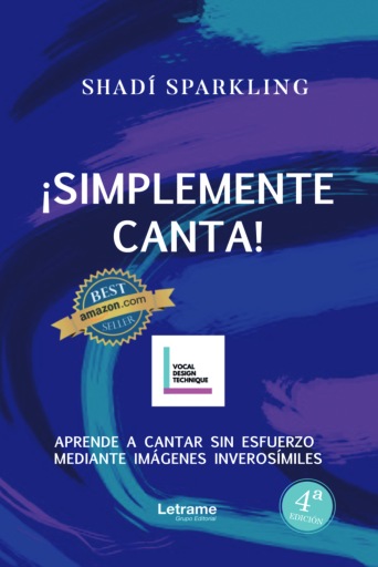 Portada del libro «Simplemente canta», de Shadí Sparkling