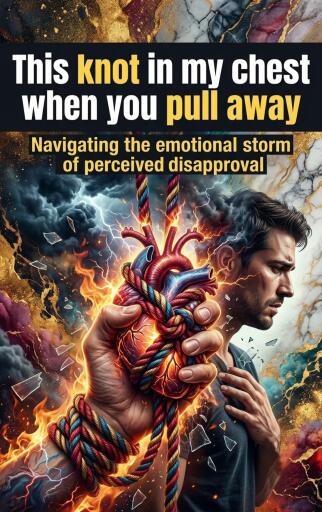 Portada del libro «This knot in my chest when you pull away», de Sophia Caldwell