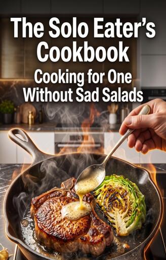 Portada del libro «The Solo Eater's Cookbook», de Marisol Duarte