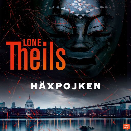 Portada del audiolibro «Häxpojken», de Lone Theils