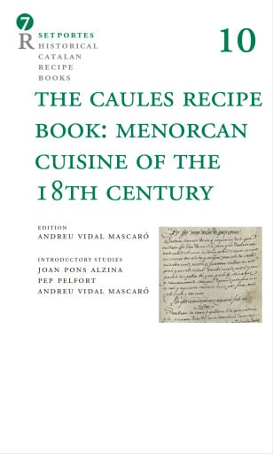 Portada del libro «The Caules Recipe Book: Menorcan Cuisine of the 18th Century»