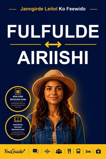 Portada del libro «The Language Guide for Travelers - Fulani to Irish», de YouGuide
