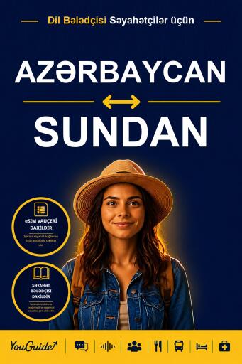 Portada del libro «The Language Guide for Travelers - Azerbaijani to Sundanese», de YouGuide