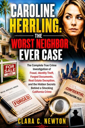 Portada del libro «Caroline Herrling: The Worst Neighbor Ever Case», de Clara Newton