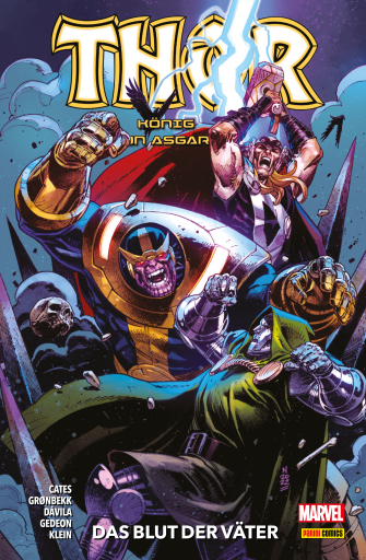 Portada del libro «THOR: KÖNIG VON ASGARD 6 - DAS BLUT DER VÄTER», de Donny Cates