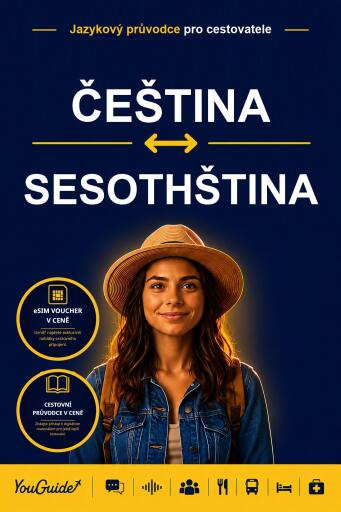 Portada del libro «The Language Guide for Travelers - Czech to Sesotho», de YouGuide