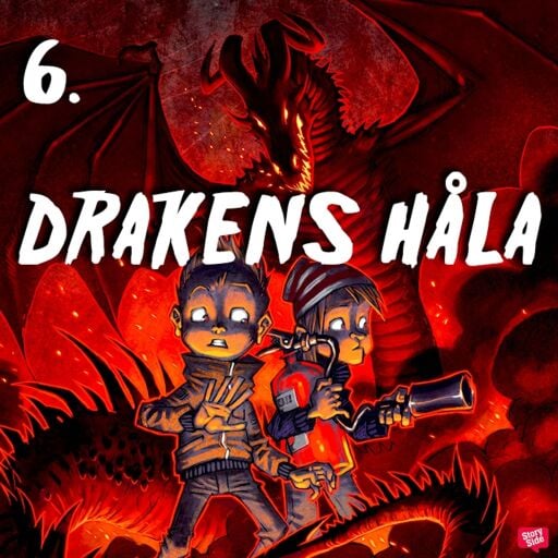 Portada del audiolibro «Drakens håla», de Ewa Christina Johansson