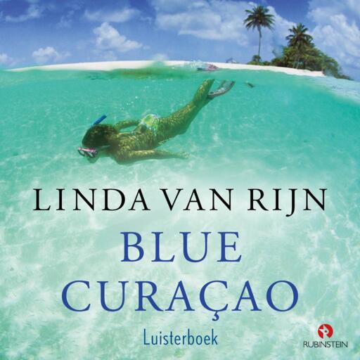 Portada del audiolibro «Blue Curacao», de Linda van Rijn