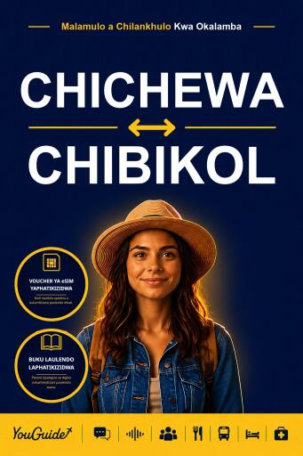 Portada del libro «The Language Guide for Travelers - Chichewa to Bikol», de YouGuide