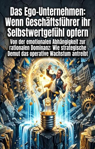 Portada del libro «Das Ego-Unternehmen: Wenn Geschäftsführer ihr Selbstwertgefühl opfern», de Hans-Eberhard Mosemann
