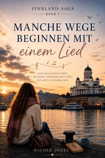 Portada del libro «Manche Wege beginnen mit einem Lied», de Nicole Jugel