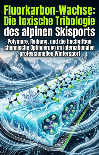 Portada del libro «Fluorkarbon-Wachse: Die toxische Tribologie des alpinen Skisports», de Miriam Eder