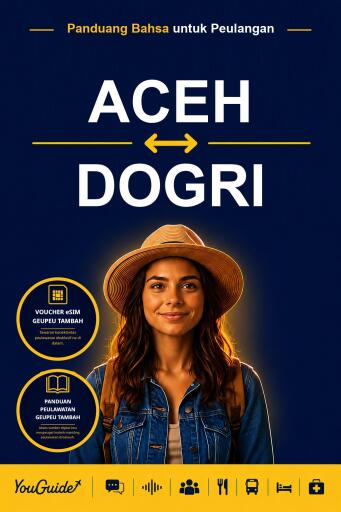 Portada del libro «The Language Guide for Travelers - Acehnese to Dogri», de YouGuide