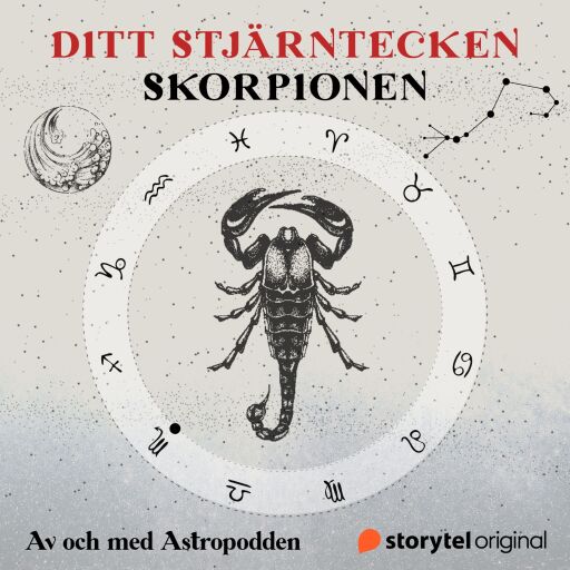 Portada del audiolibro «Skorpionen», de Sofia Båth, Hannah Pilfalk
