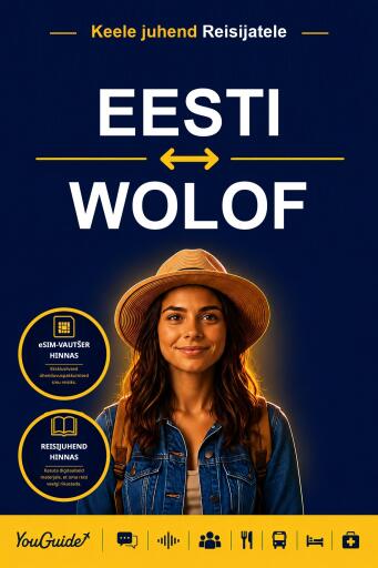 Portada del libro «The Language Guide for Travelers - Estonian to Wolof», de YouGuide