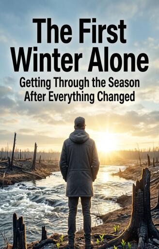 Portada del libro «The First Winter Alone», de Marcus Reid