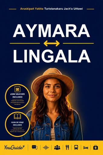 Portada del libro «The Language Guide for Travelers - Aymara to Lingala», de YouGuide