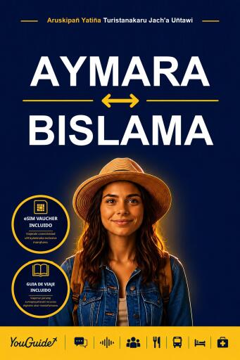 Portada del libro «The Language Guide for Travelers - Aymara to Bislama», de YouGuide