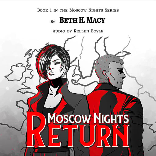 Portada del audiolibro «Moscow Nights Return», de Beth H. Macy